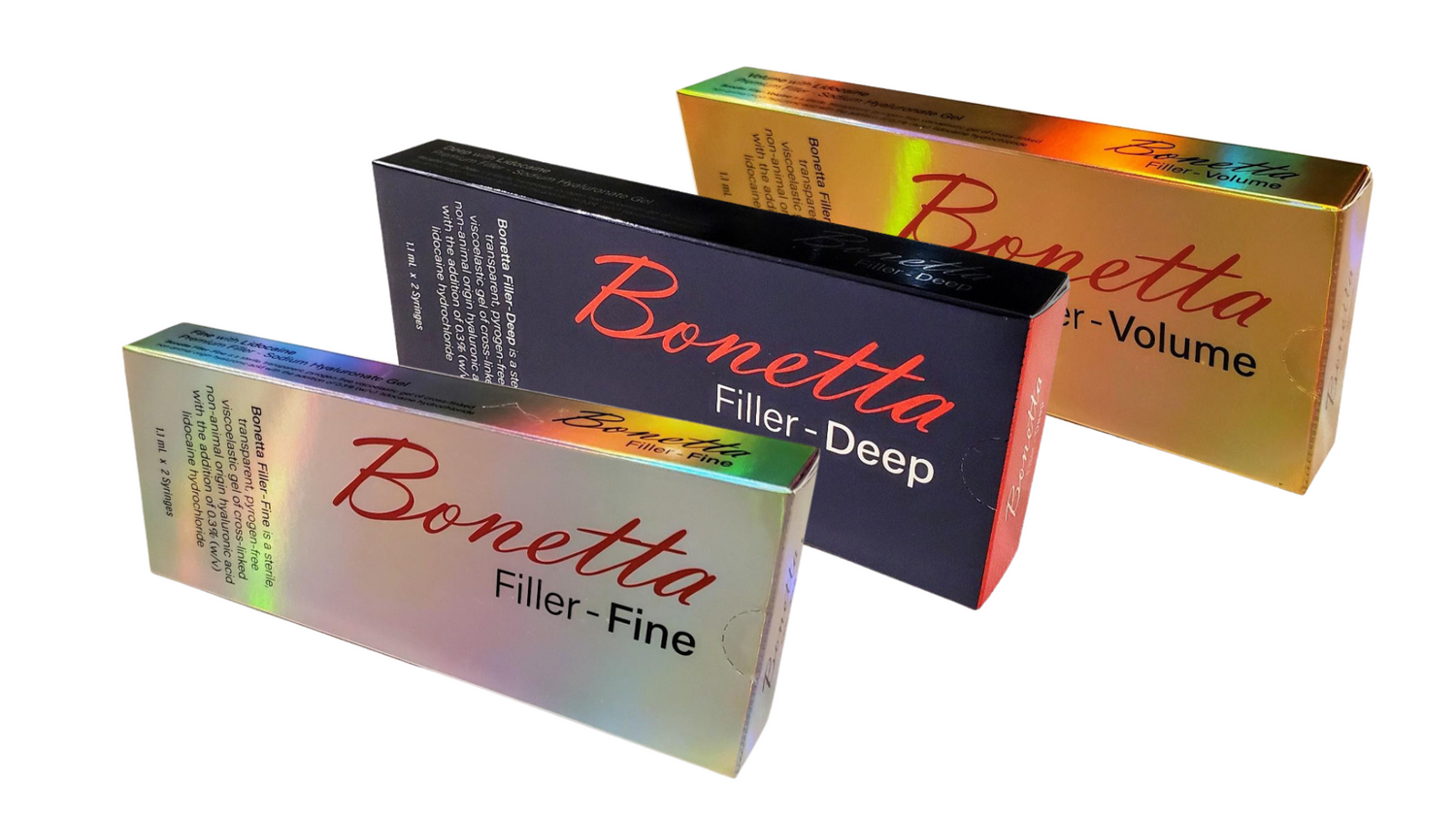 Bonetta Fine vs. Bonetta Deep vs. Bonetta Volume: Which Dermal Filler is Best for You?