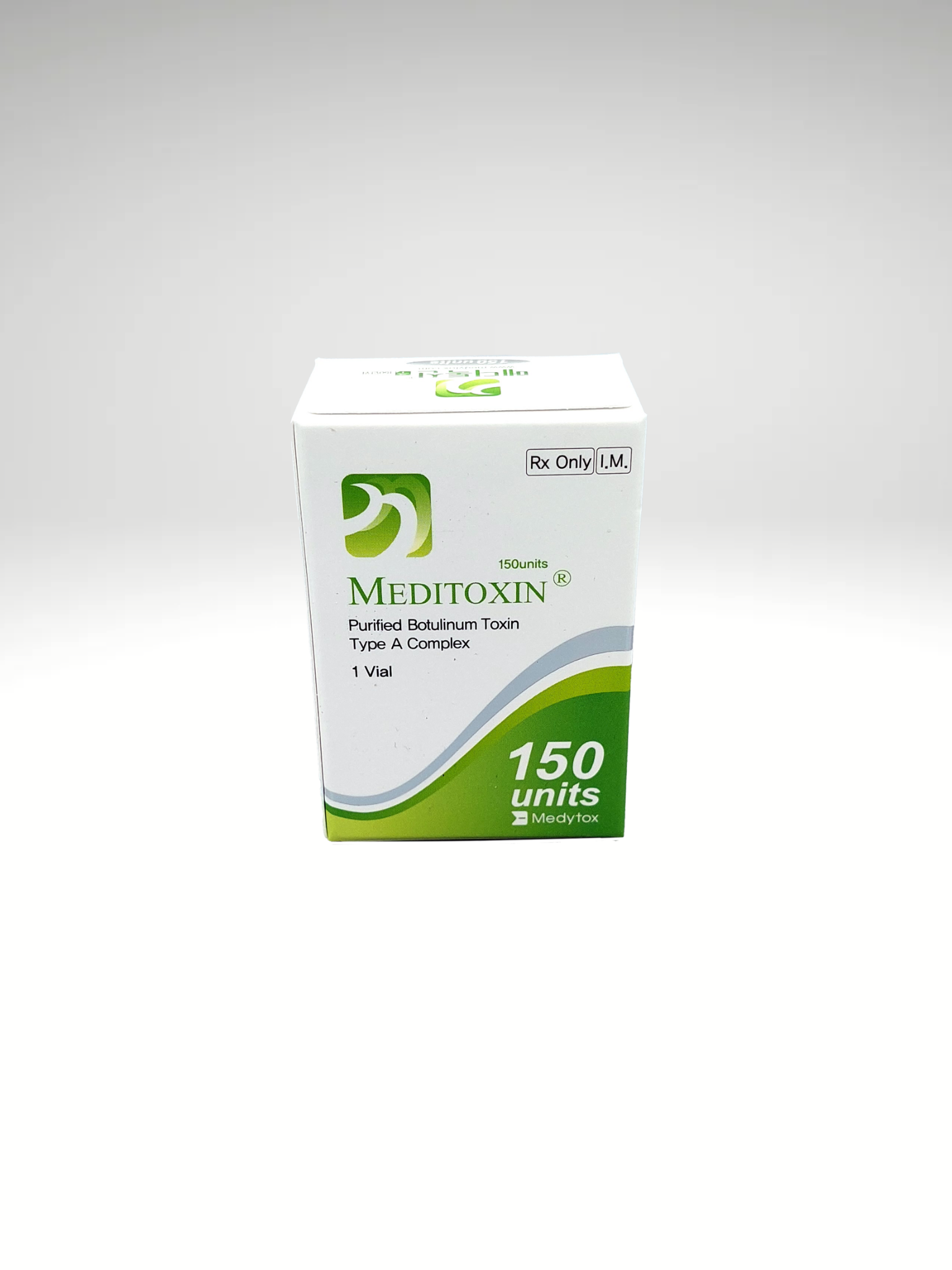 Meditoxin 150: "Meditoxin 100 units, ideal for wrinkle reduction and targeted muscle relaxation