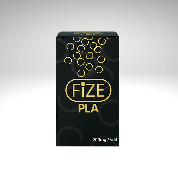 "Fize Pla 200mg vial, polylactic acid biolifting product for collagen stimulation and anti-aging."