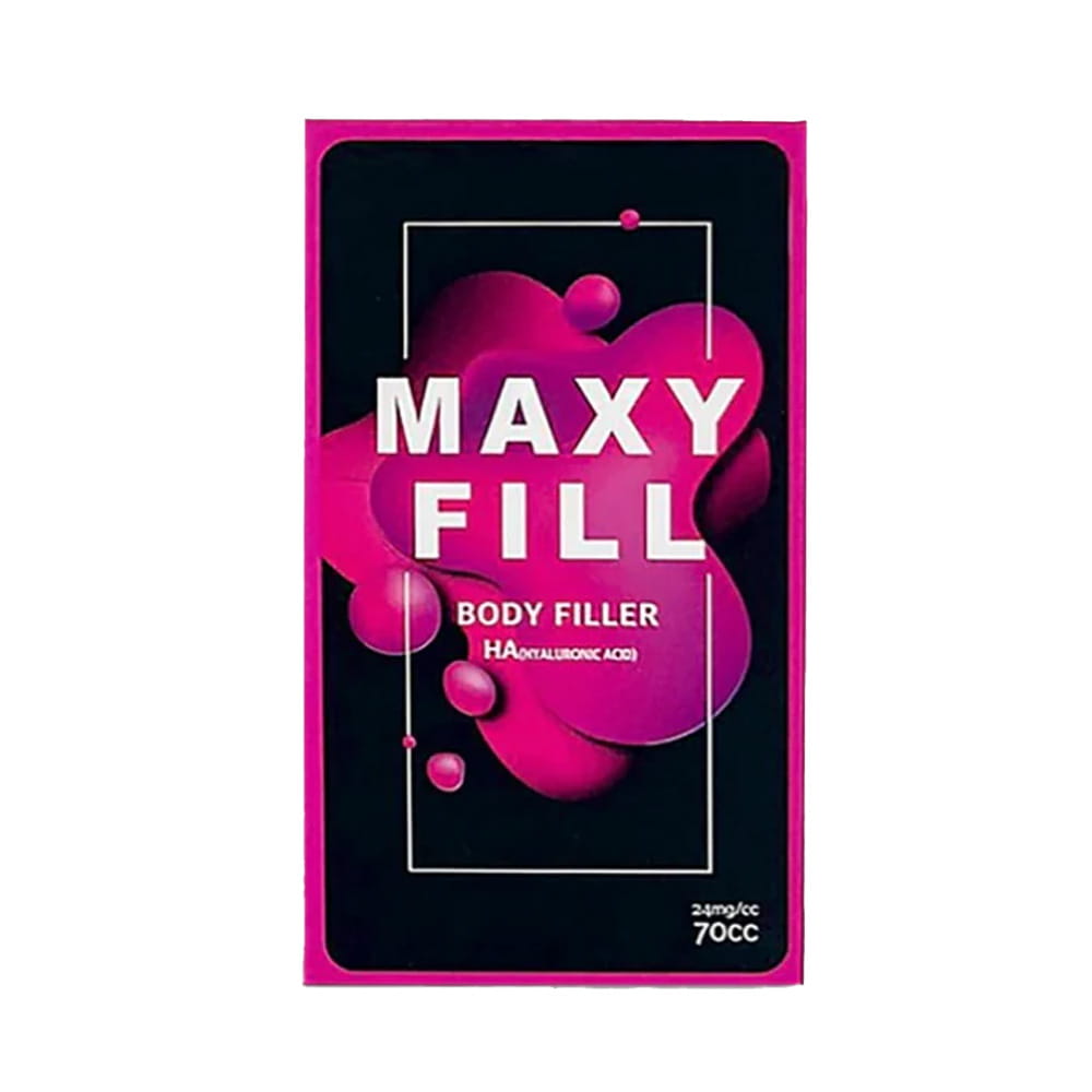 MAXYFILL HA 50CC & 70CC hyaluronic acid body filler for precise sculpting and long-lasting volume enhancement.