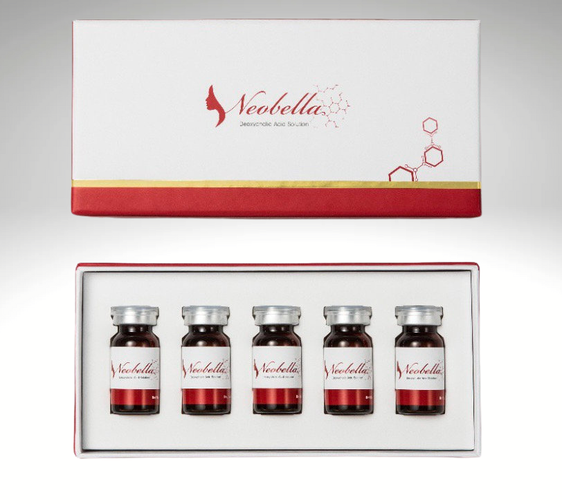 "Neobella 8ml vial contouring serum, a non-surgical solution for fat reduction and body contouring."