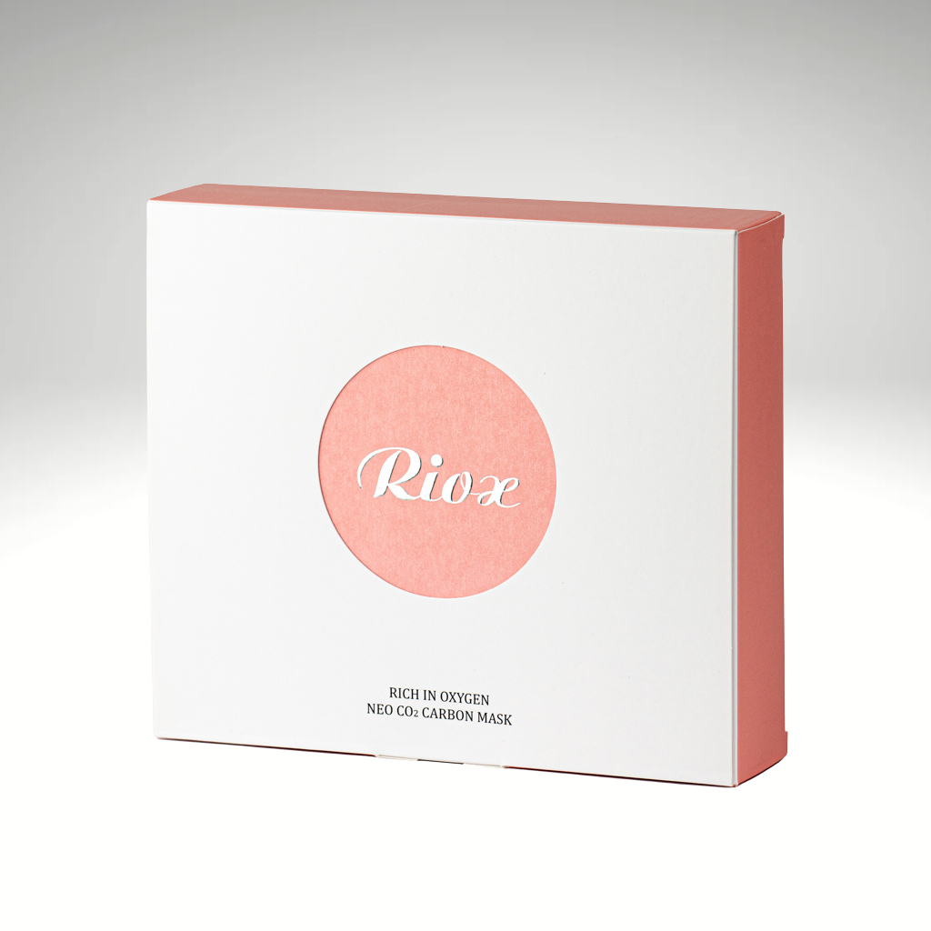 "Riox Co2 Mask, non-invasive carboxytherapy for skin rejuvenation, brightening, and elasticity enhancement."