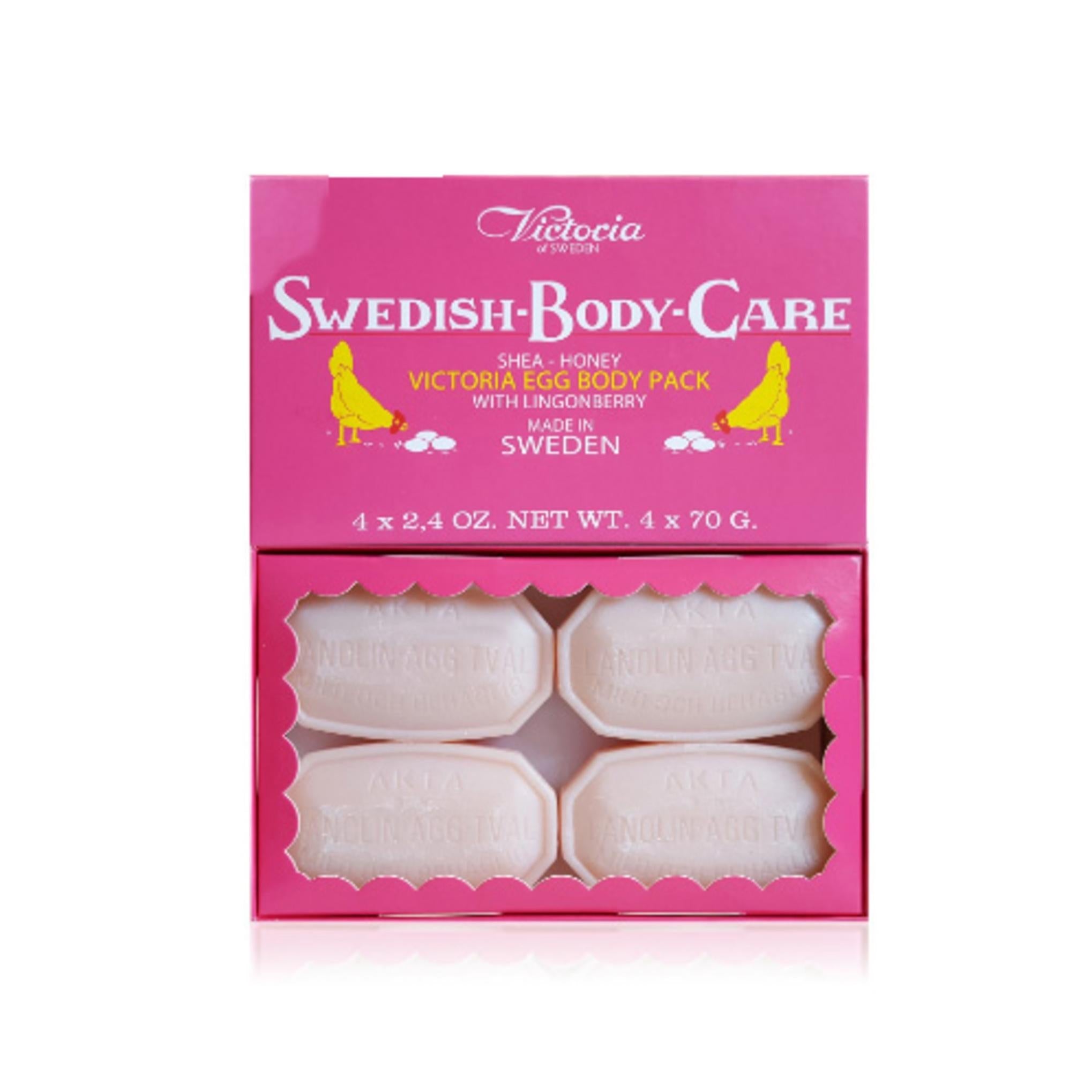 Victoria Sweden Egg Body Pack Lingonberry 70g