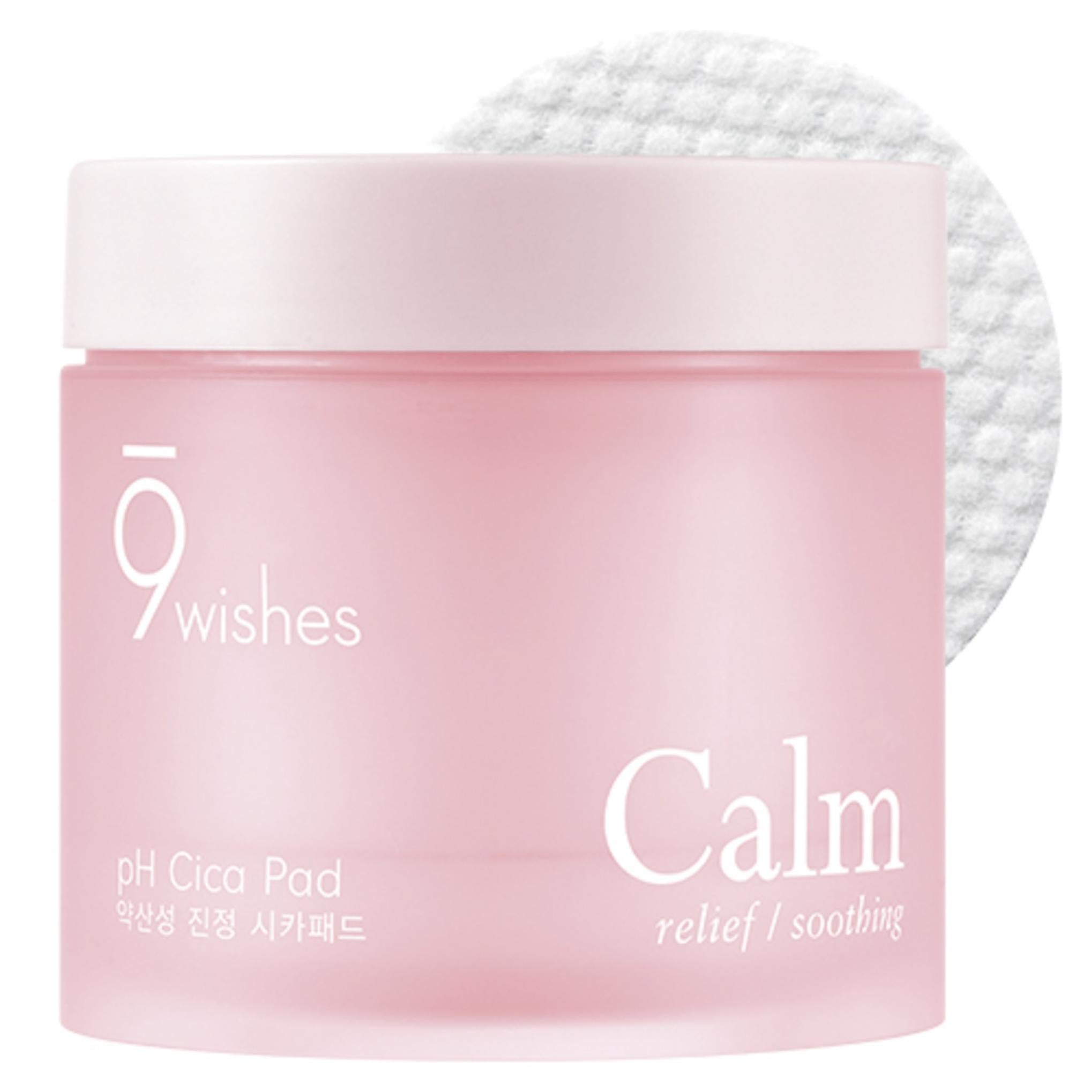 9 Wishes Calm Cica Toner Pad 70p
