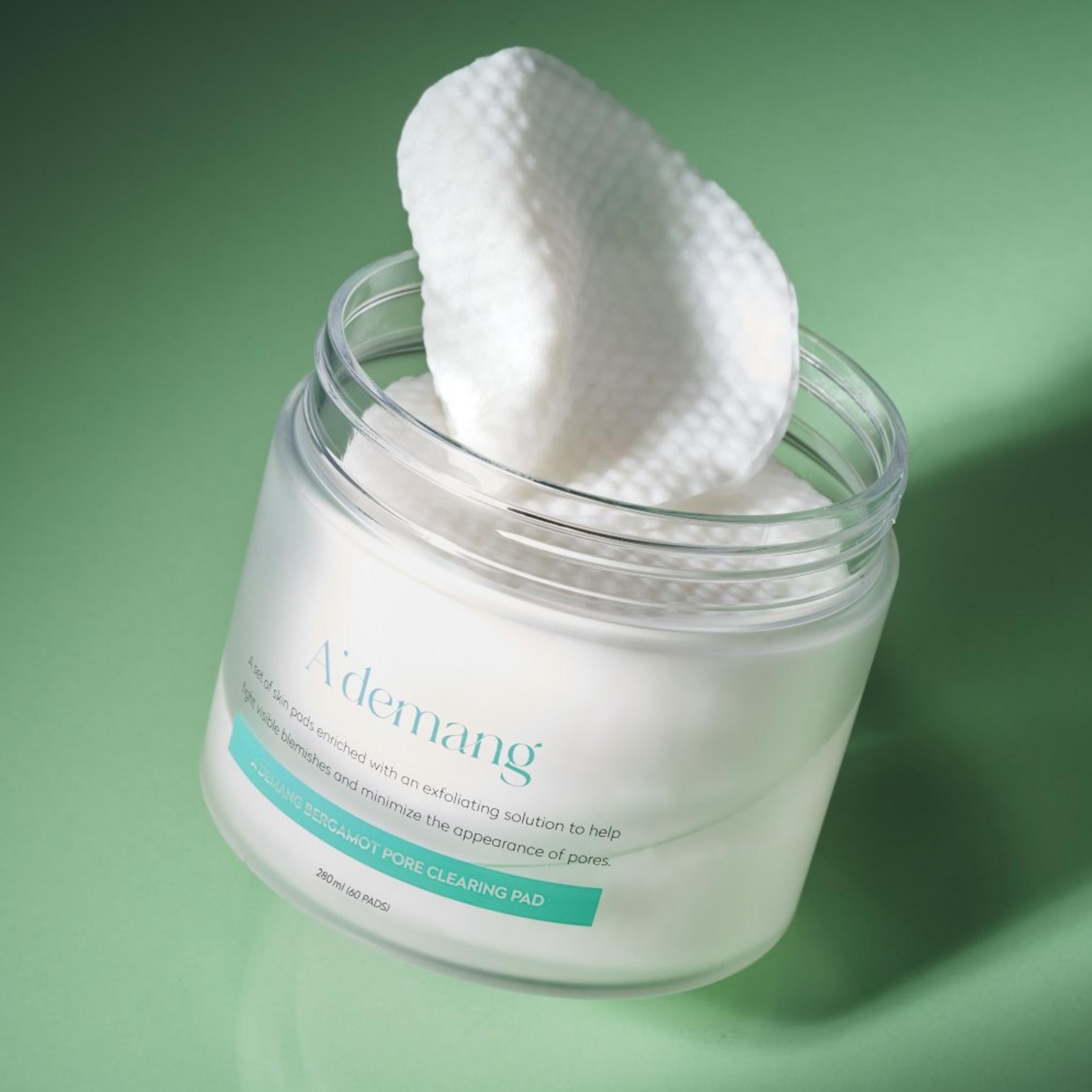 Adman Bergamot Pore Clearing Toner Pad 60 sheets
