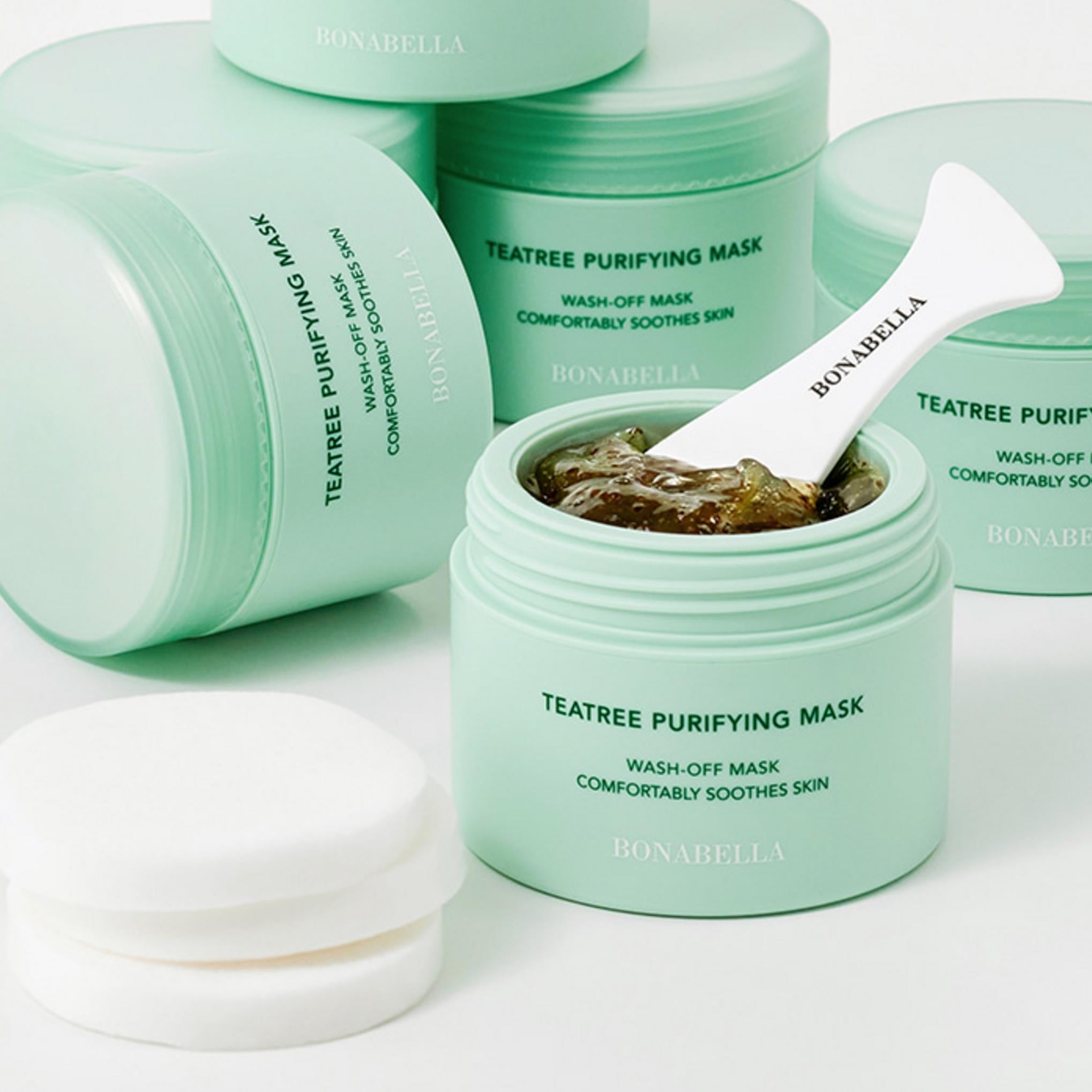 Bonabella Tea Tree Purifying Wash Off Mask Pack 100ml