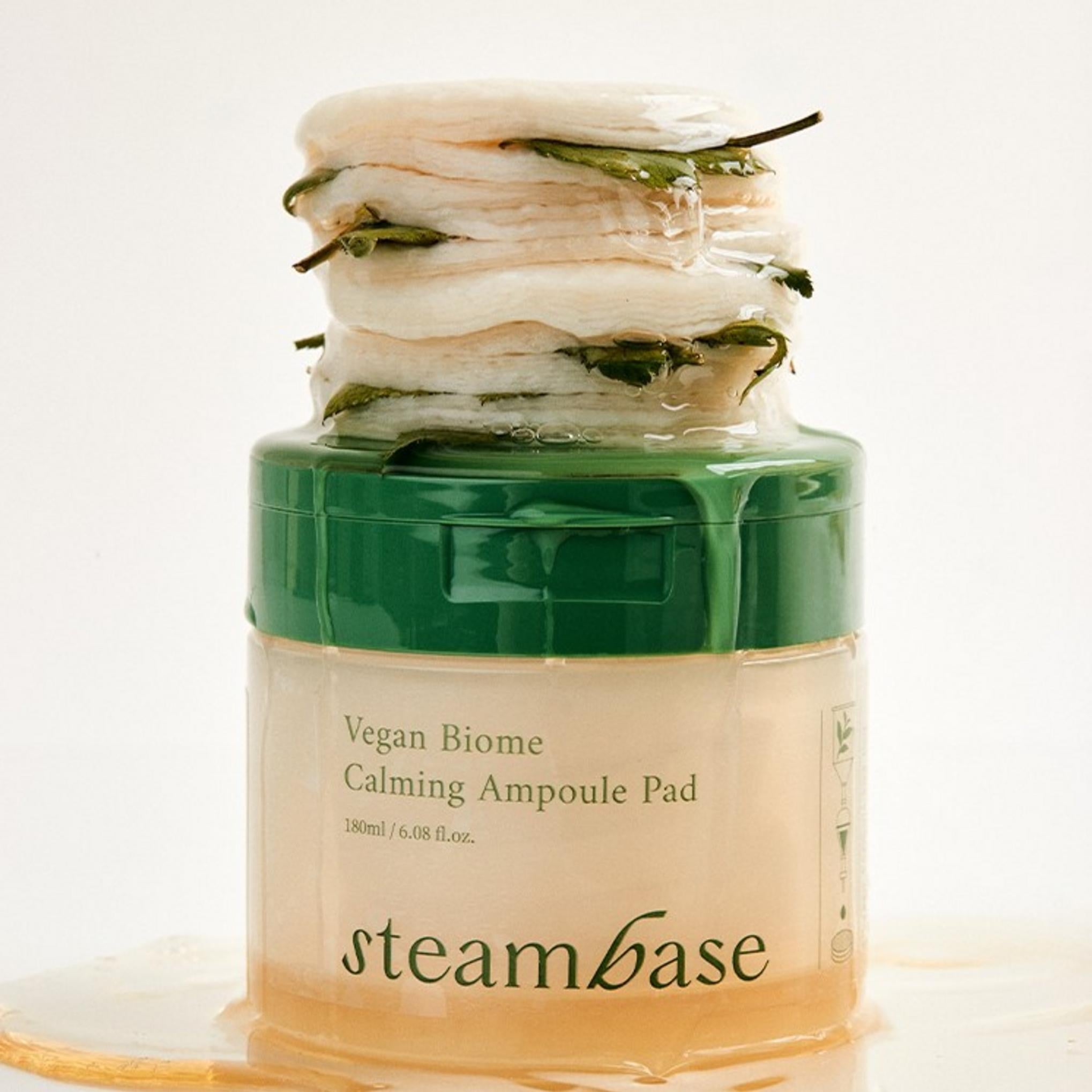 Steam Base Vegan Biome Soothing Ampoule Pad 180ml
