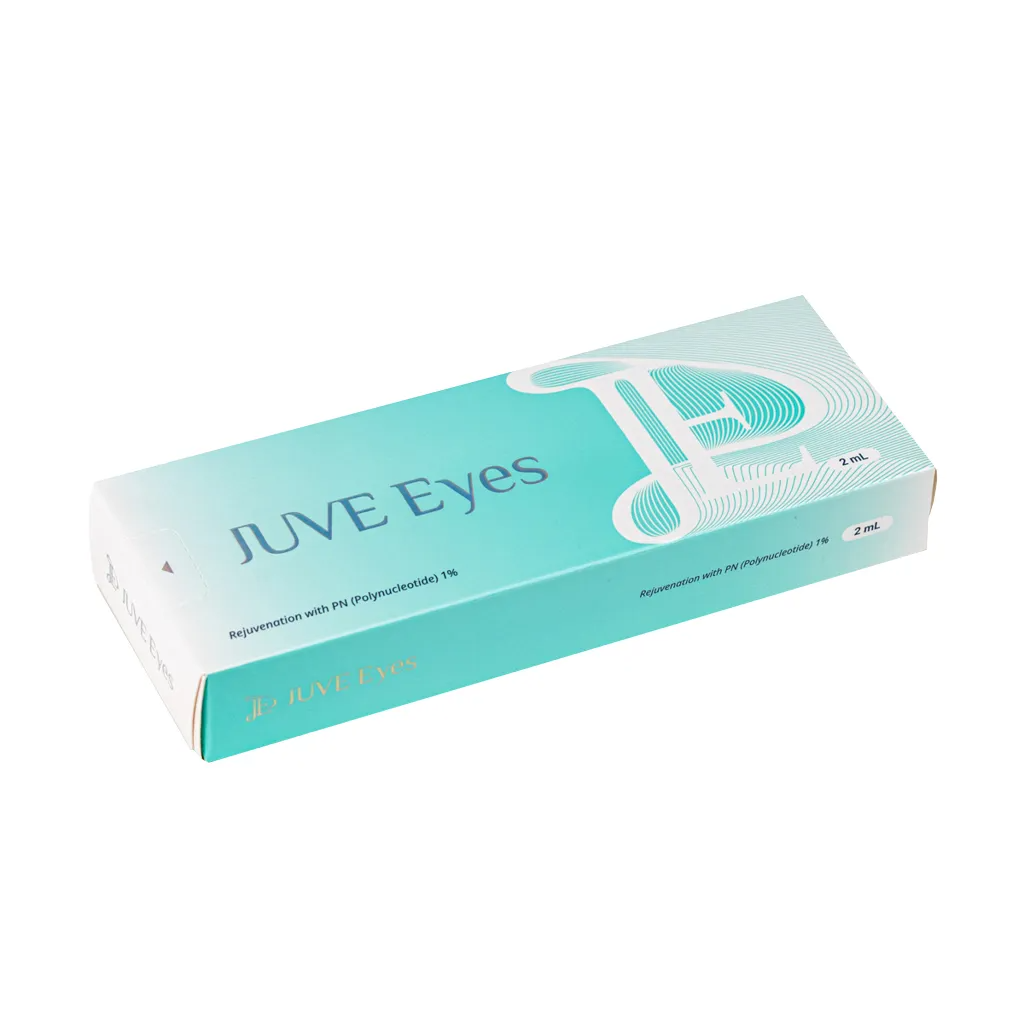 JUVE Eyes in medical-grade packaging, ideal for dark circles and eye rejuvenation.