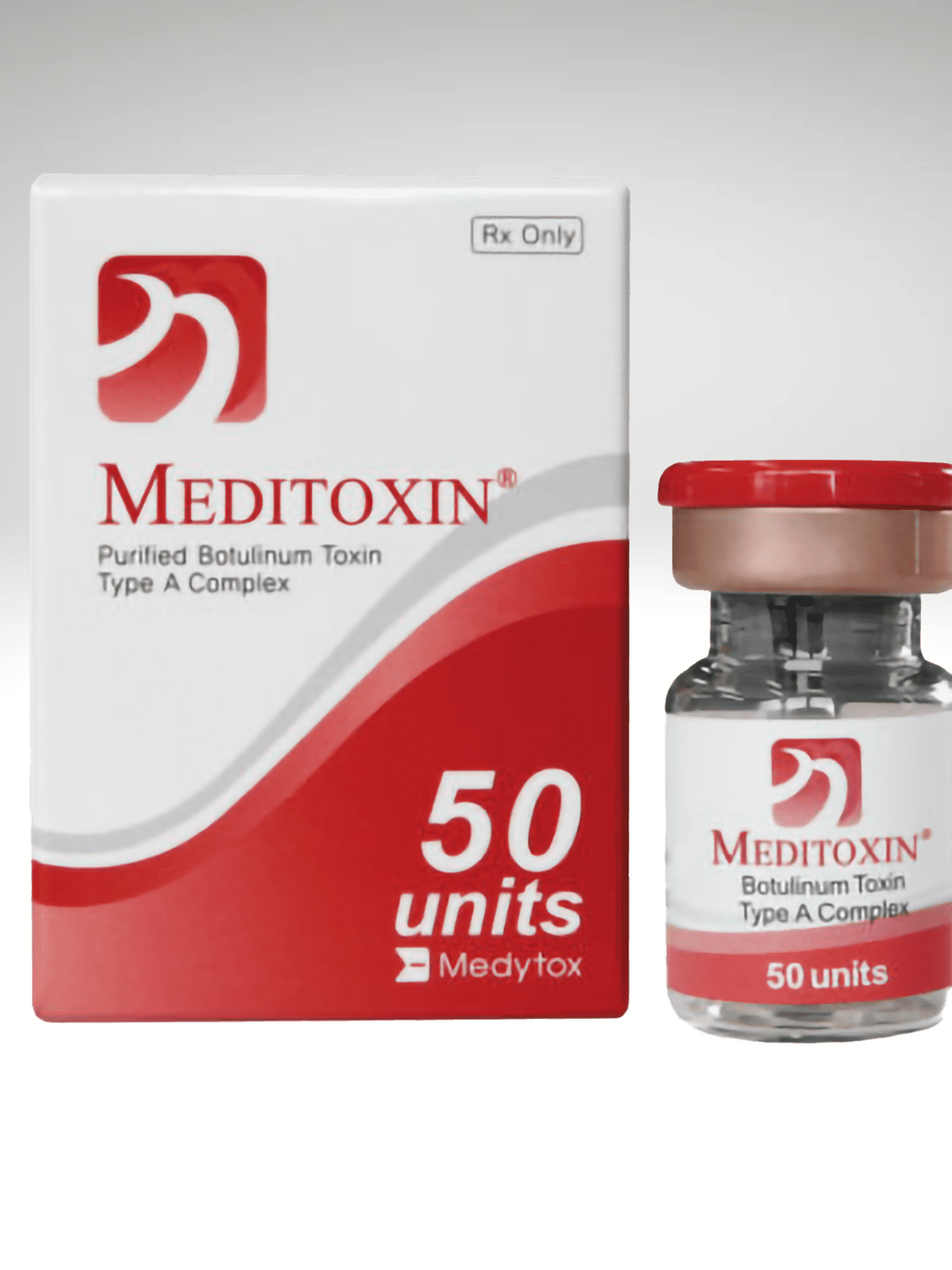 Meditoxin 50: &quot;Meditoxin 100 units, ideal for wrinkle reduction and targeted muscle relaxation