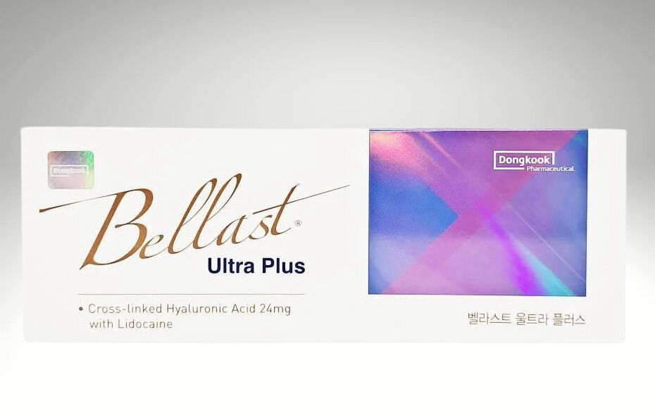 Bellast Ultra Plus in sterile packaging, perfect for wrinkle reduction and lip enhancement