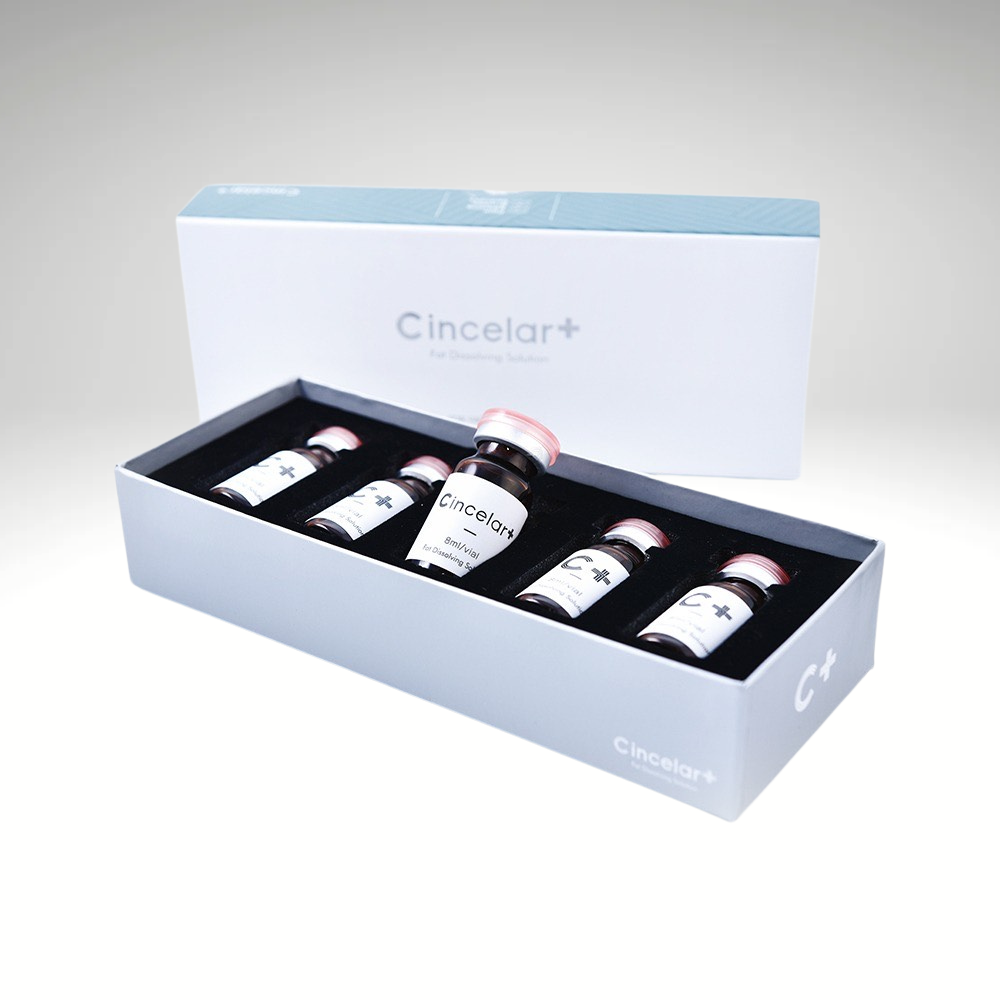 &quot;Cincelar Plus fat removal solution, with Deoxycholic acid for effective body and facial contouring.&quot;