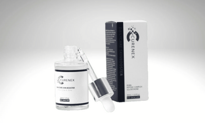 CureNex Daily Care Skin Booster in 30ml ampule, ideal for hydration and rejuvenation with PDRN and hyaluronic acid.