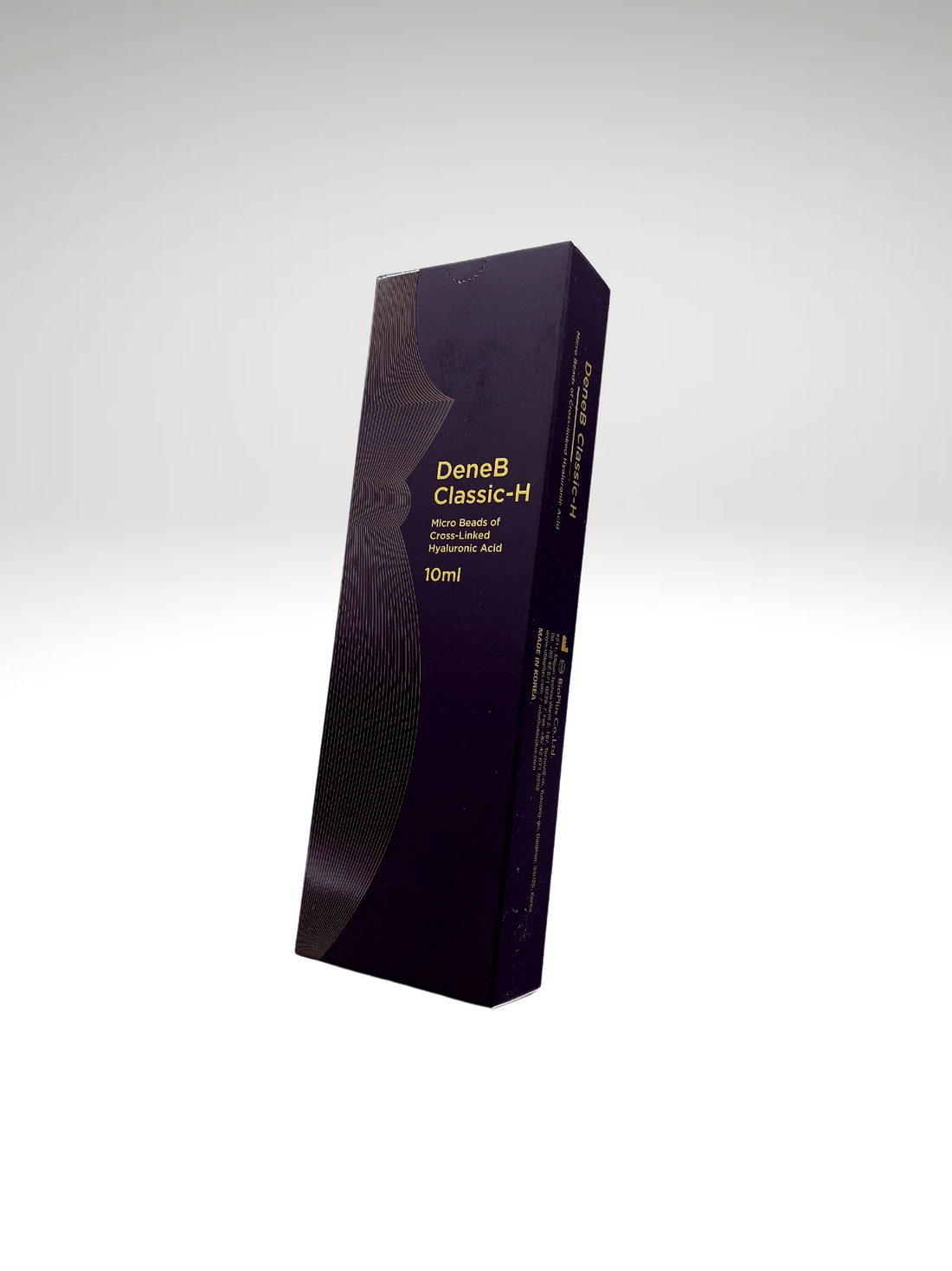 DeneB Classic H high-viscosity filler for advanced body and facial contouring, designed for long-lasting, stable volume.