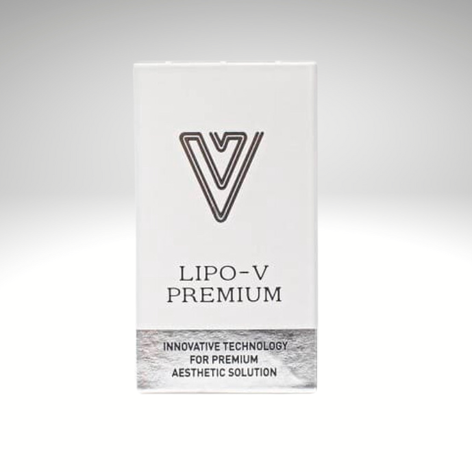 &quot;LIPO V PLUS PREMIUM vial for non-surgical cellulite reduction and body contouring, featuring lipolysis and skin toning properties.&quot;