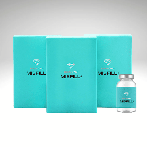 Misfill+ Diamond Face in premium syringe packaging, ideal for facial fat reduction and contouring.