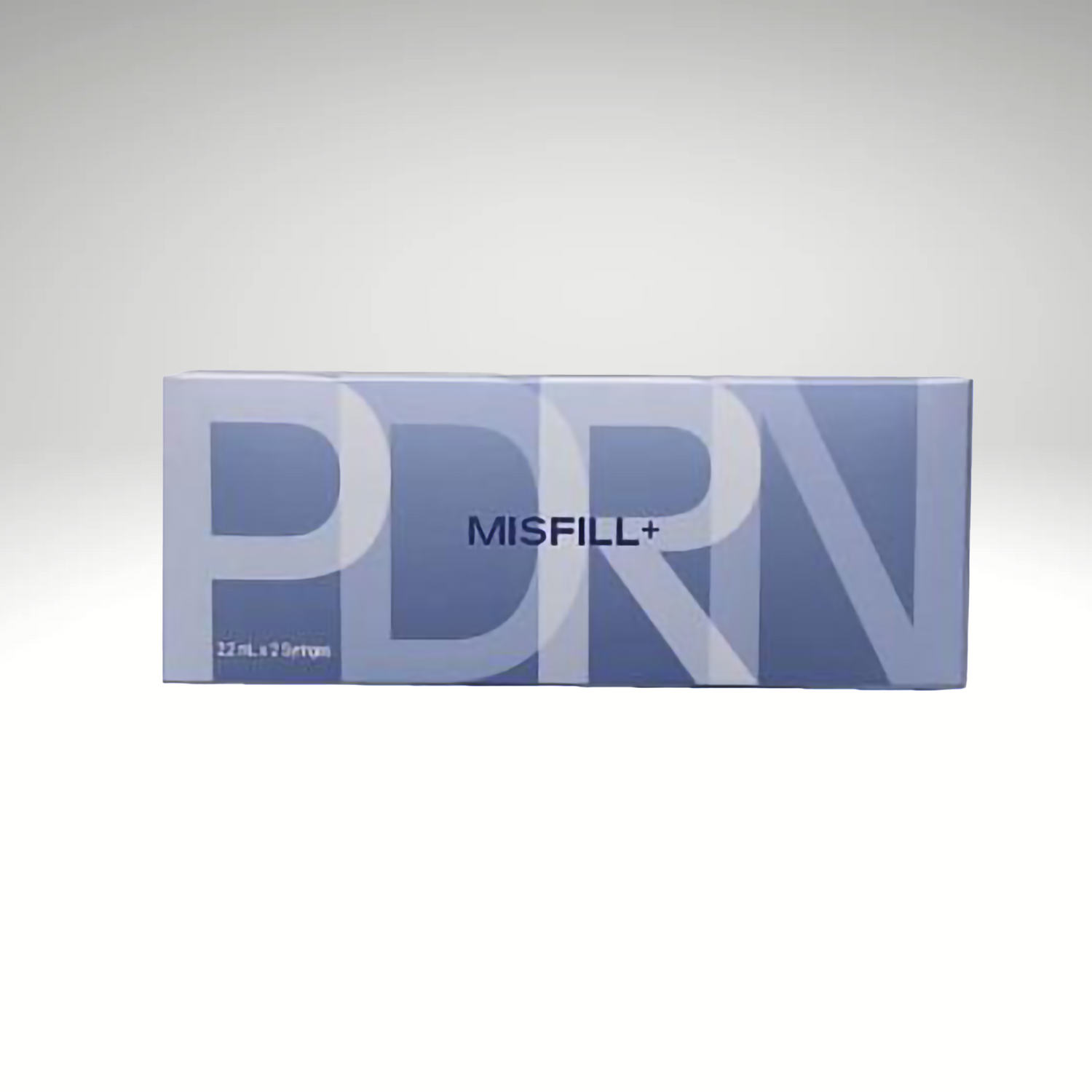 Misfill+ PDRN in sleek syringe packaging, ideal for advanced skin repair and rejuvenation.