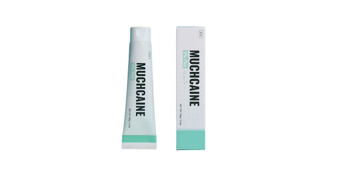 Muchcaine 5% Cream – 100g topical anesthetic with lidocaine and prilocaine.