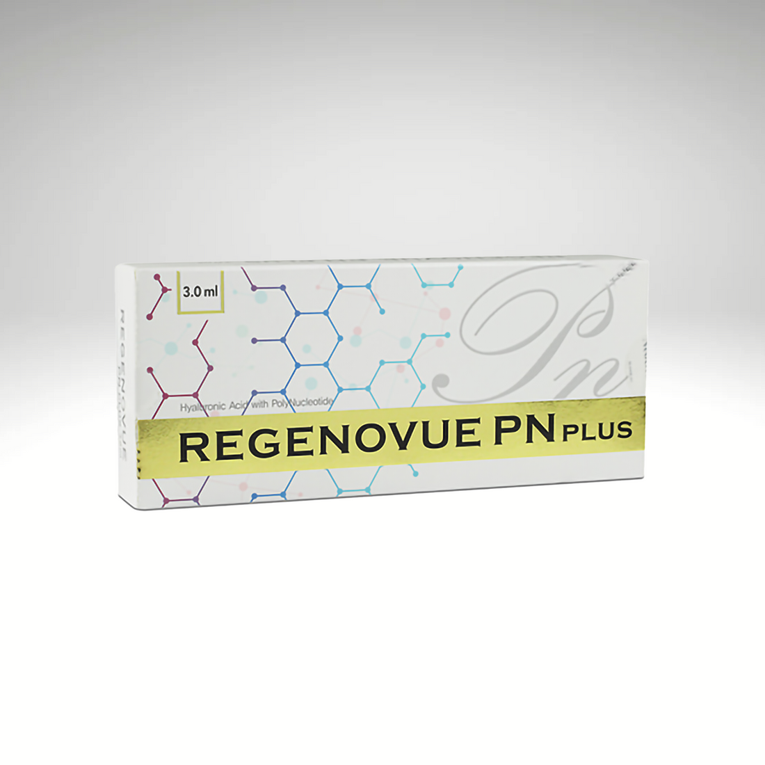 REGENOVUE PN Plus packaging for skin hydration and repair, ideal for reducing fine lines and enhancing elasticity