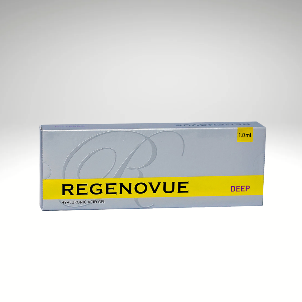 Regenovue Deep syringe, ideal for filling deep wrinkles and facial folds.