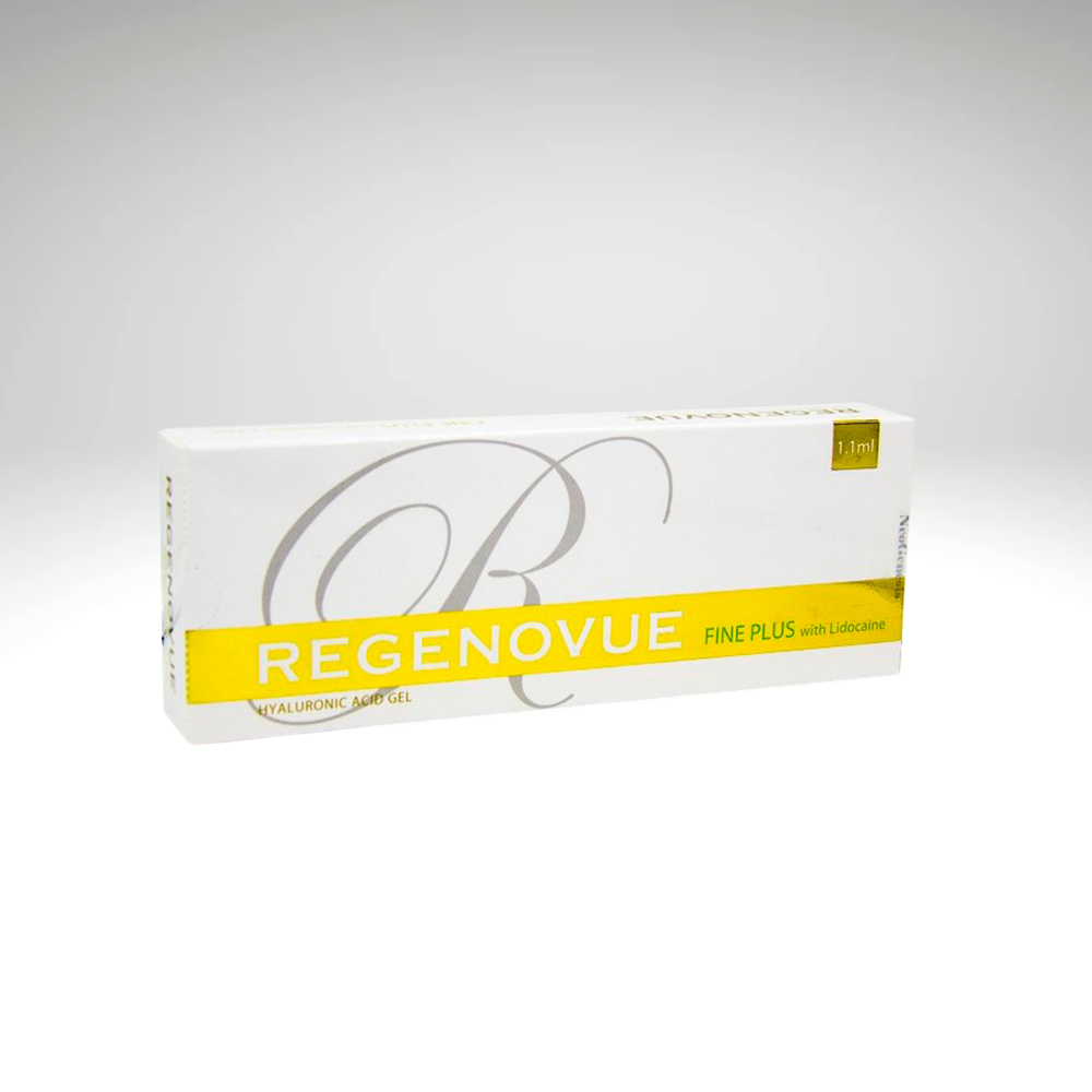 Regenovue Fine Plus with Lidocaine for pain-free wrinkle reduction.