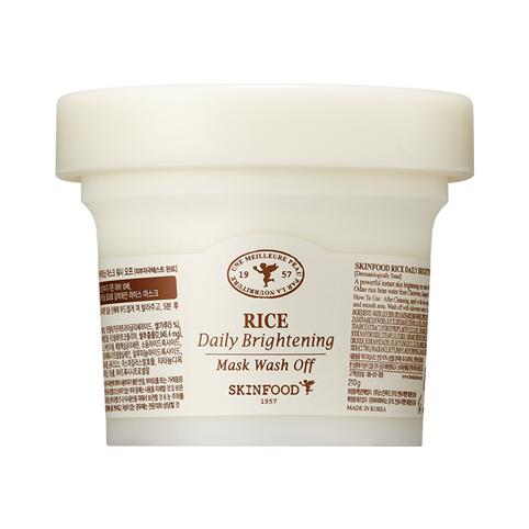 SKINFOOD Rice Daily Brightening Wash Off Mask Pack 210g