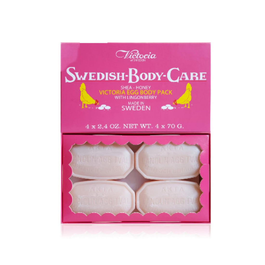 Victoria Sweden Egg Body Pack Lingonberry 70g