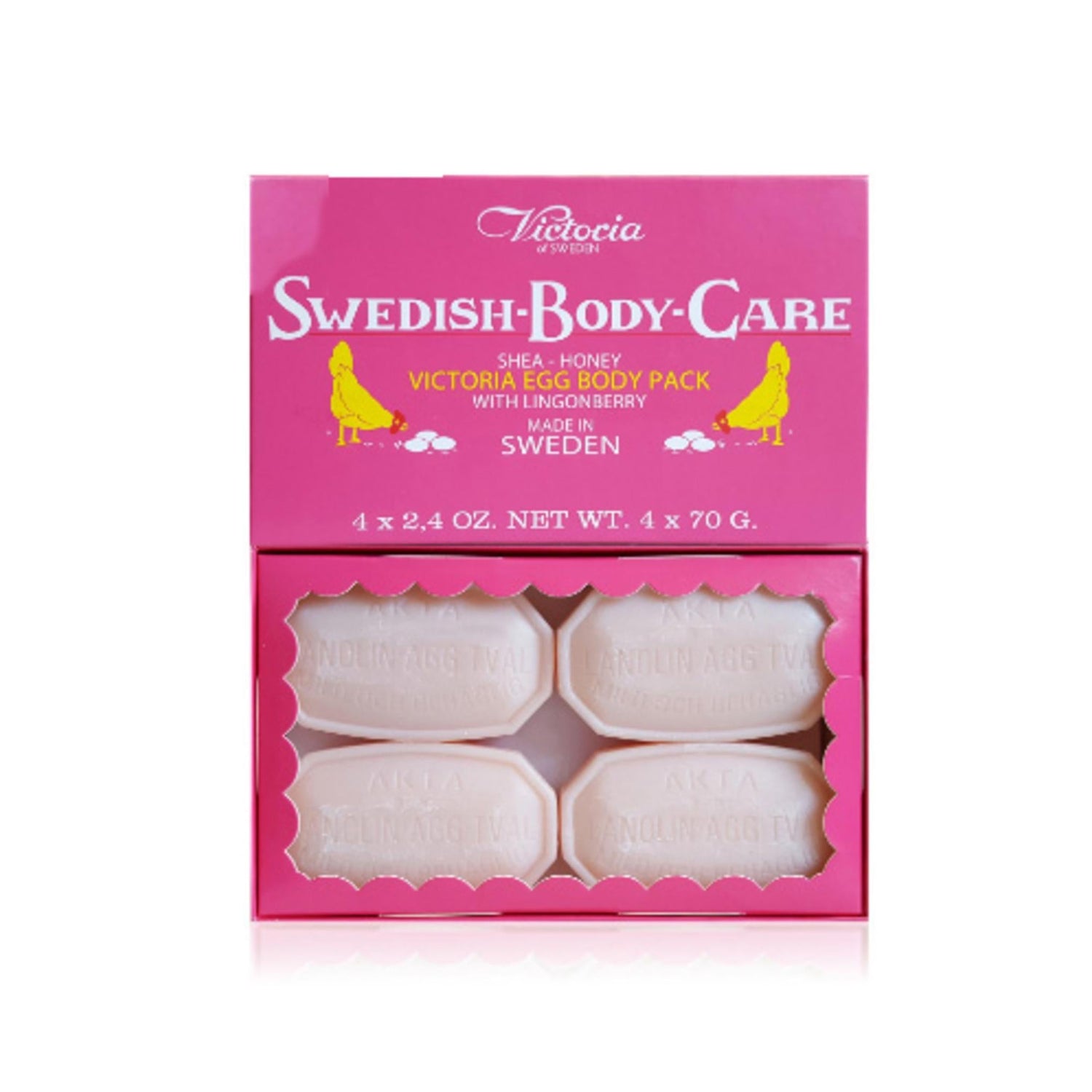 Victoria Sweden Egg Body Pack Lingonberry 70g