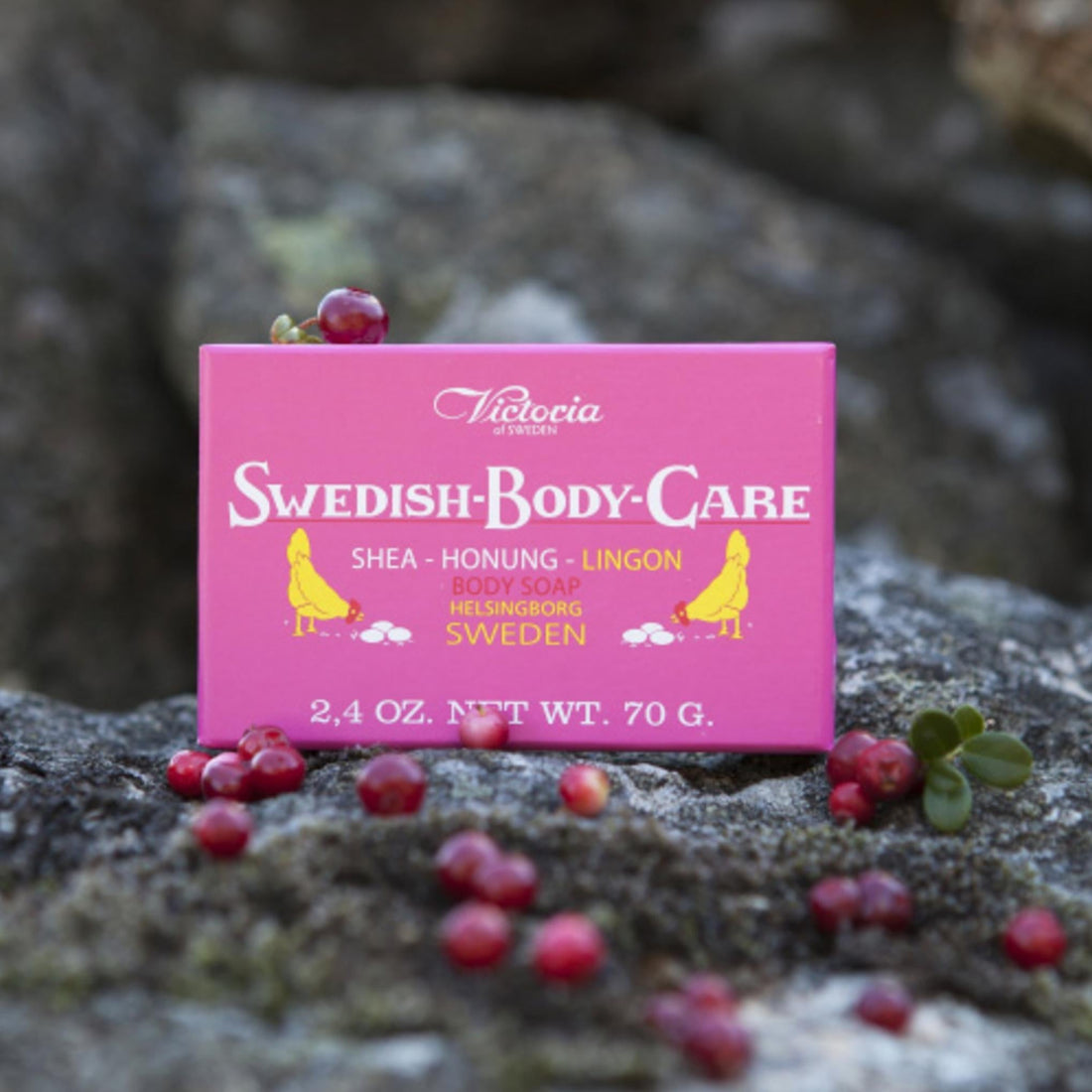 Victoria Sweden Egg Body Pack Lingonberry 70g