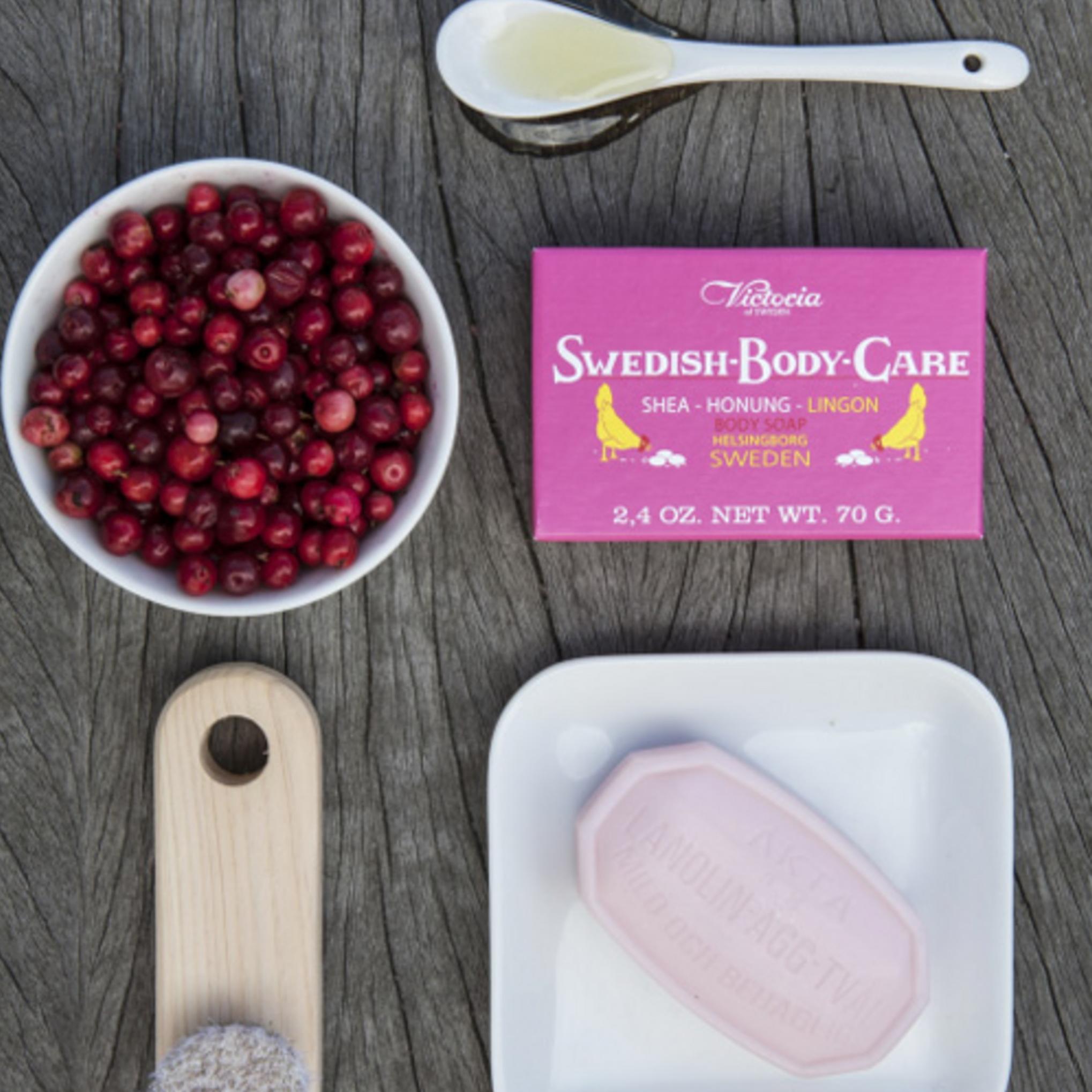 Victoria Sweden Egg Body Pack Lingonberry 70g