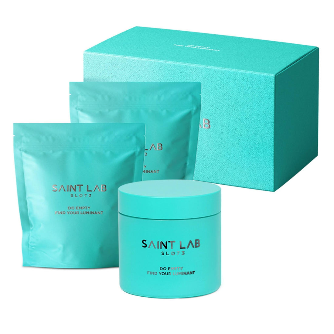 Saint Lab 073 Luminant Mint Pore Toner Large Capacity Pad 70p + Refill 70p x Set of 2