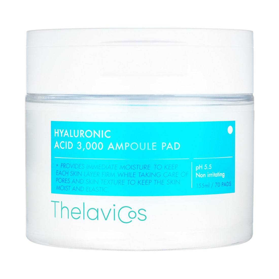 Theravicos Hyaluronic Acid 3000 Ampoule Pad 155ml