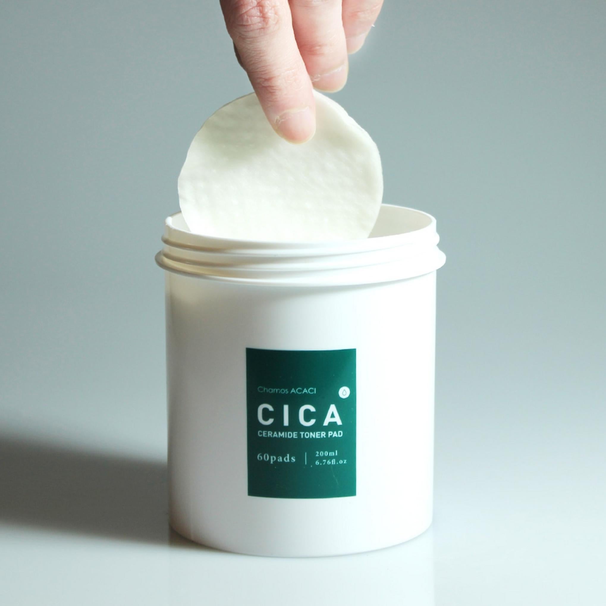 Chamos Agassica Ceramide Toner Pads 60 sheets