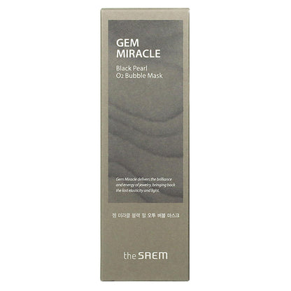 The Saem Gem Miracle Black Pearl O2 Bubble Mask
