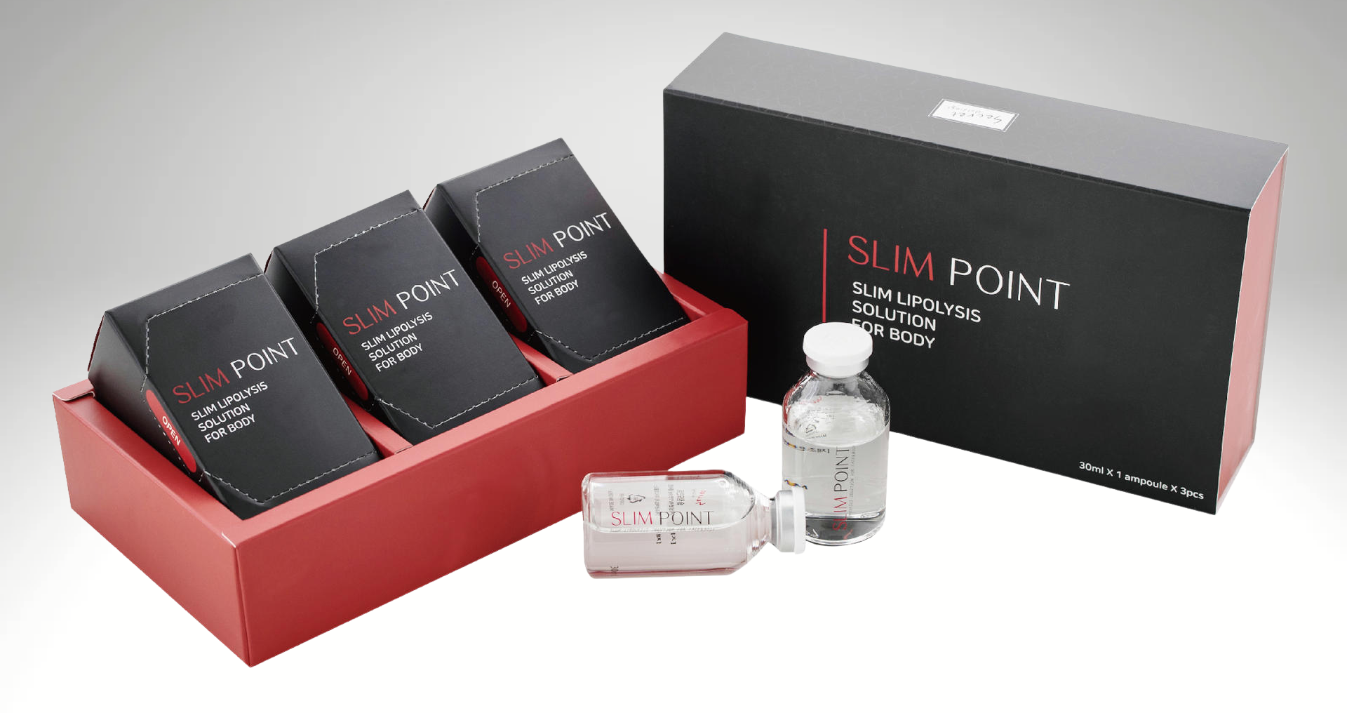 &quot;SLIM POINT FACE and BODY 10ml vial, lipolytic solution for targeted fat reduction and contouring.&quot;