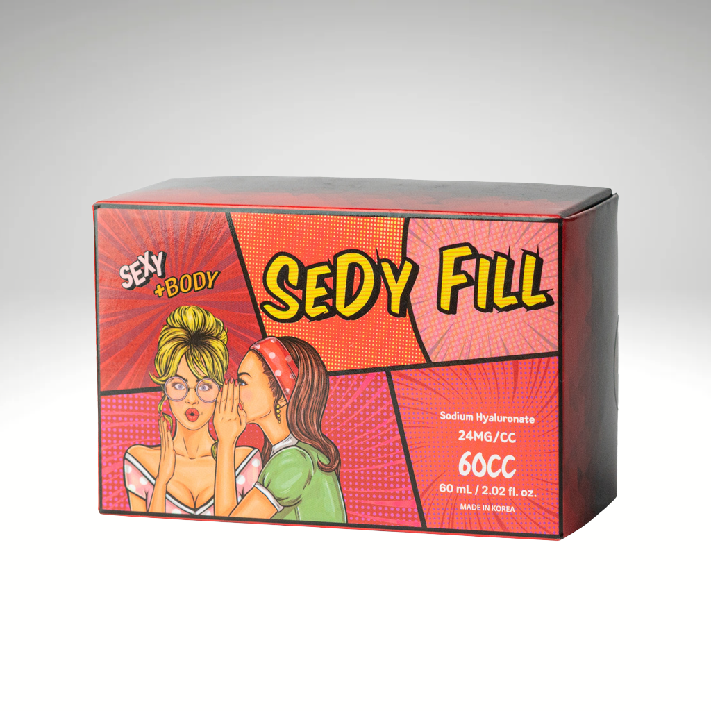 SeDy Fill 60ml hyaluronic acid body filler for comprehensive body sculpting, ideal for breast, buttocks, and leg enhancement.