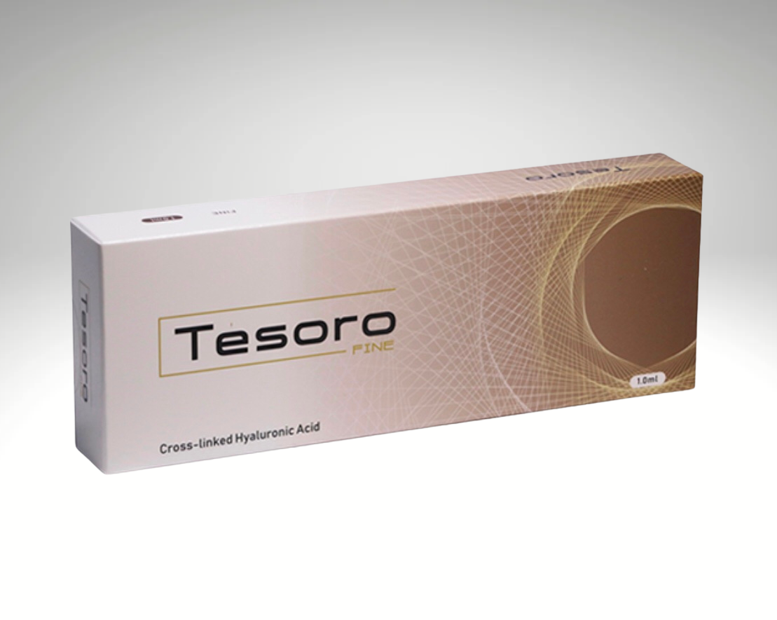 Tesoro Fine hyaluronic acid filler for fine line correction and lip enhancement