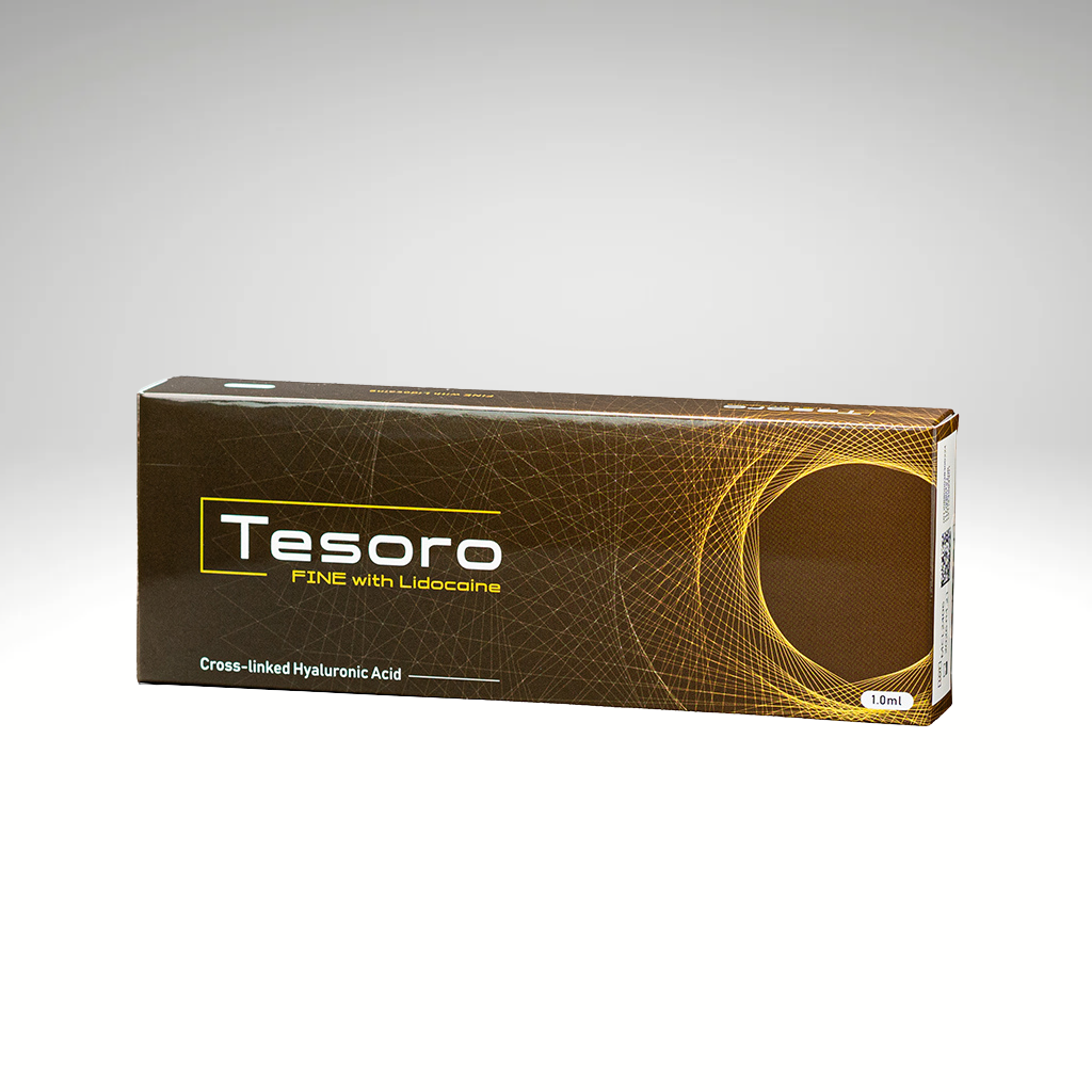 Tesoro Fine hyaluronic acid filler for fine line correction and lip enhancement