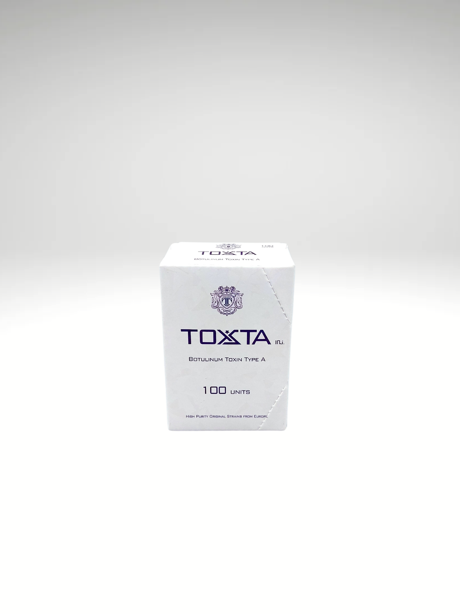 &quot;Toxta 100-unit vial, high-purity botulinum toxin for wrinkle reduction and facial relaxation.&quot;