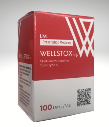 &quot;Wellstox Botulinum Toxin 100 Units, a premium wrinkle treatment and muscle relaxant for facial rejuvenation and therapeutic use.&quot;