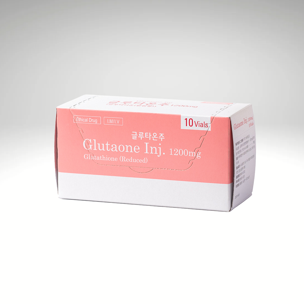 &quot;Guthione 1200mg Injection with glutathione, designed for skin whitening, anti-aging, and detoxification.&quot;